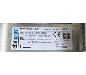 Quạt tản nhiệt AC Ebm-papst W2E200-HK38-13